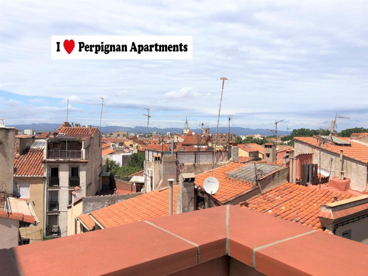 I Love Perpignan Duplex Terrasse Buitenkant foto